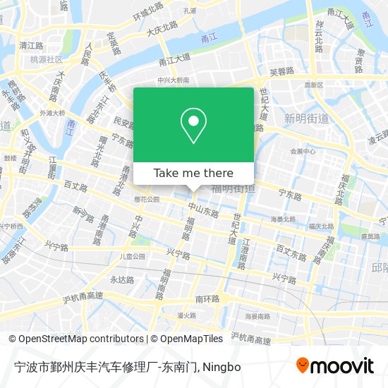 宁波市鄞州庆丰汽车修理厂-东南门 map
