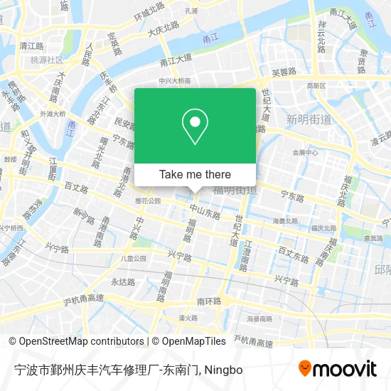 宁波市鄞州庆丰汽车修理厂-东南门 map