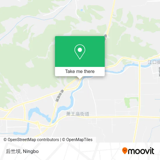 后竺坝 map