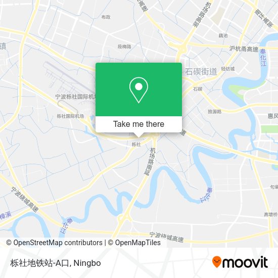 栎社地铁站-A口 map