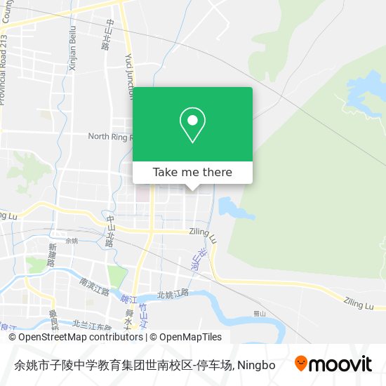 余姚市子陵中学教育集团世南校区-停车场 map
