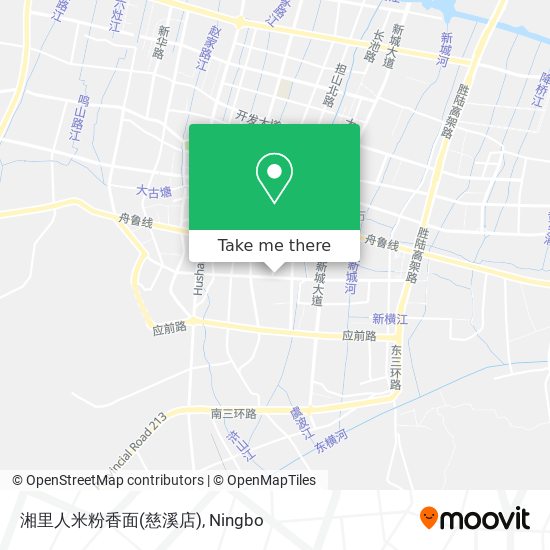 湘里人米粉香面(慈溪店) map