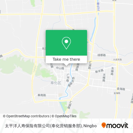 太平洋人寿保险有限公司(奉化营销服务部) map