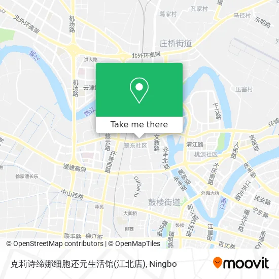 克莉诗缔娜细胞还元生活馆(江北店) map