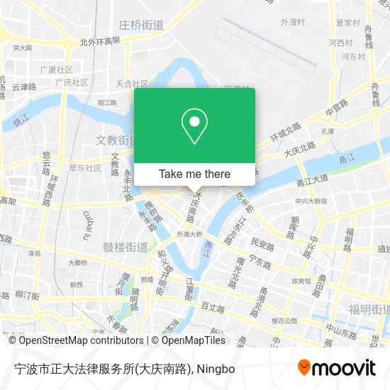 宁波市正大法律服务所(大庆南路) map