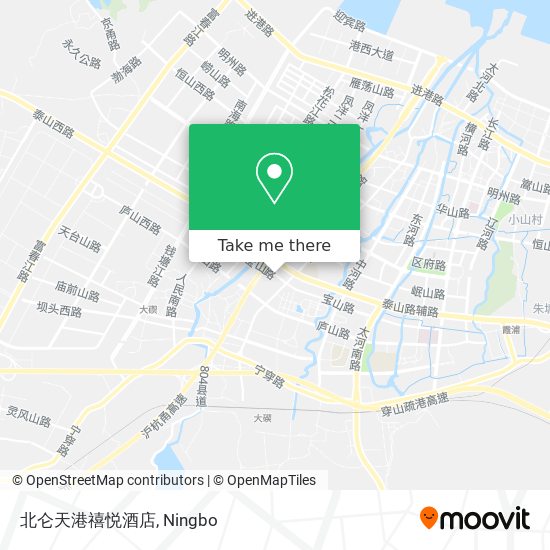 北仑天港禧悦酒店 map