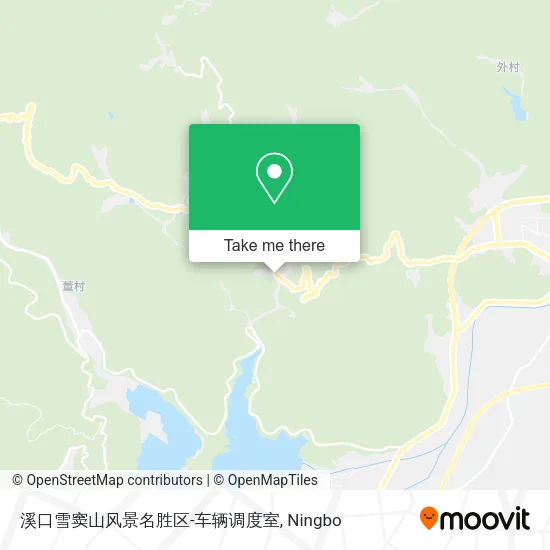 溪口雪窦山风景名胜区-车辆调度室 map
