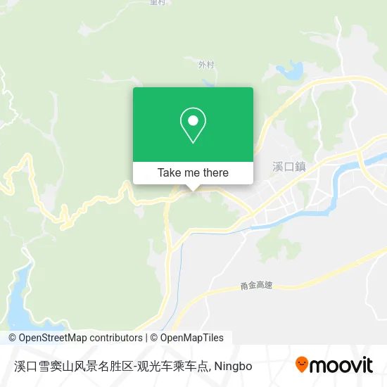 溪口雪窦山风景名胜区-观光车乘车点 map