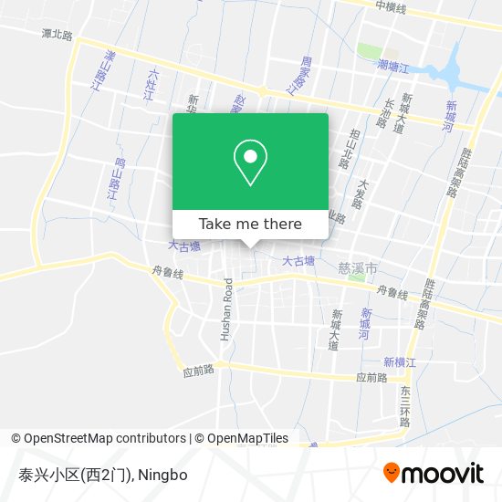泰兴小区(西2门) map