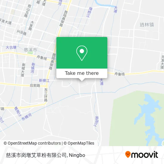 慈溪市岗墩艾草粉有限公司 map