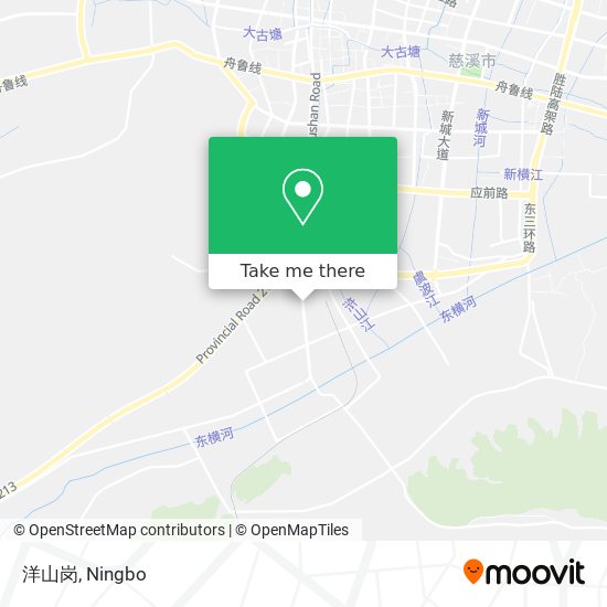 洋山岗 map