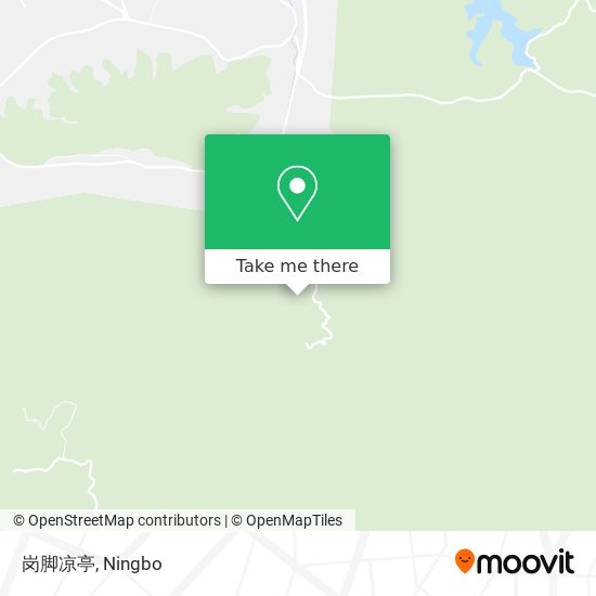 岗脚凉亭 map