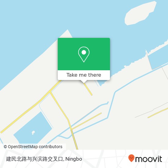 建民北路与兴滨路交叉口 map
