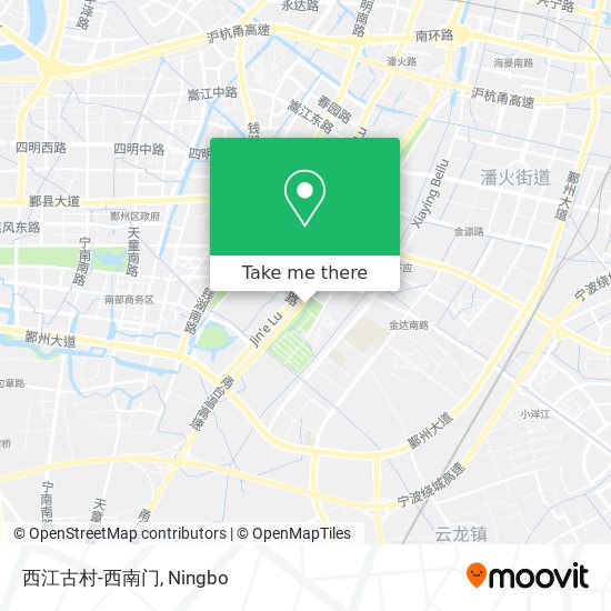 西江古村-西南门 map