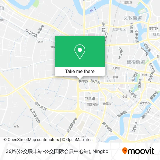 36路(公交联丰站-公交国际会展中心站) map