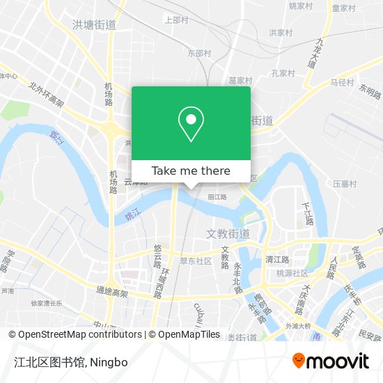 江北区图书馆 map