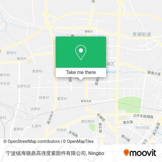 宁波镇海骆鼎高强度紧固件有限公司 map