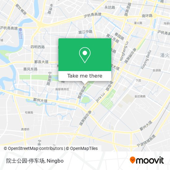院士公园-停车场 map