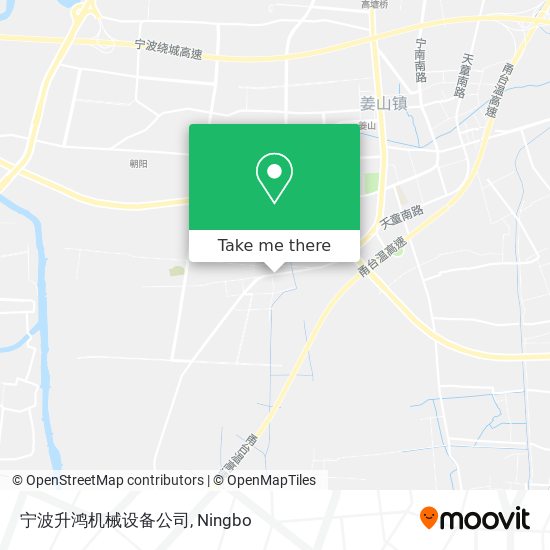 宁波升鸿机械设备公司 map