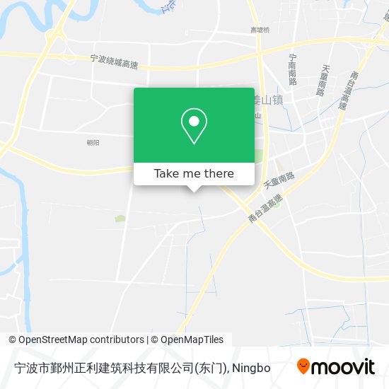 宁波市鄞州正利建筑科技有限公司(东门) map