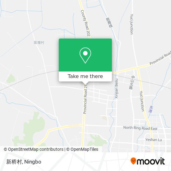 新桥村 map