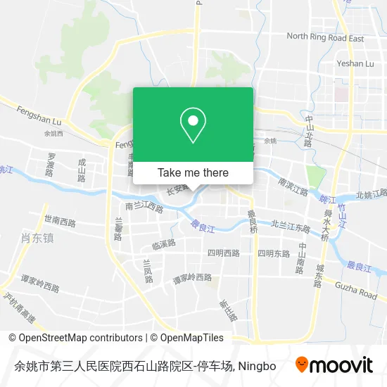 余姚市第三人民医院西石山路院区-停车场 map