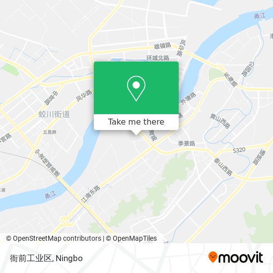 衙前工业区 map