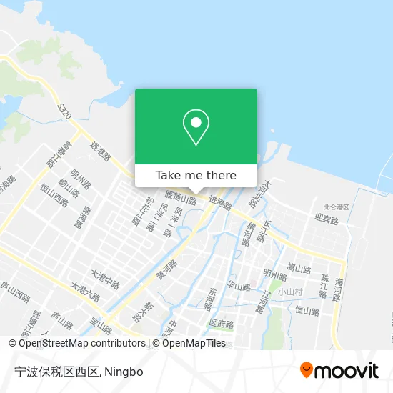 宁波保税区西区 map