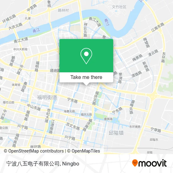 宁波八五电子有限公司 map