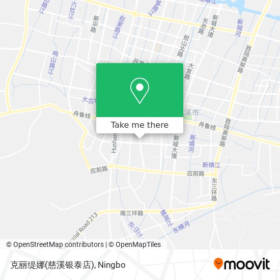 克丽缇娜(慈溪银泰店) map