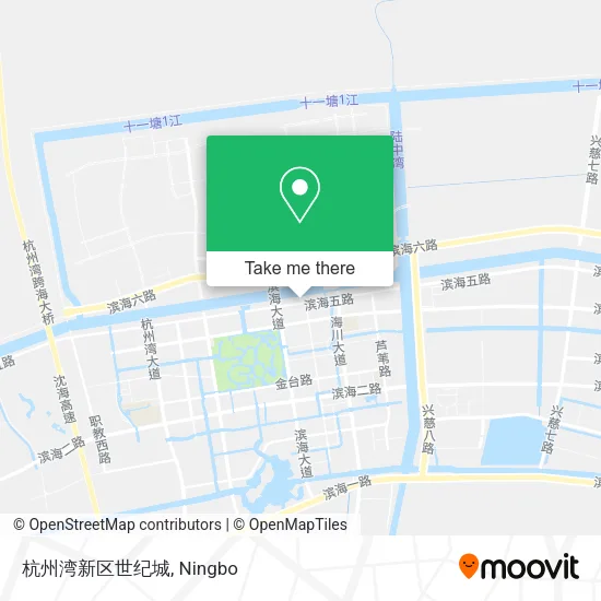 杭州湾新区世纪城 map