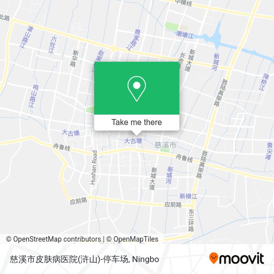 慈溪市皮肤病医院(浒山)-停车场 map