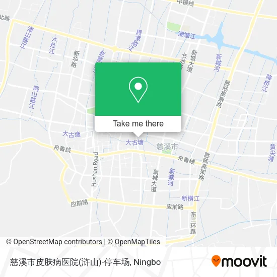 慈溪市皮肤病医院(浒山)-停车场 map