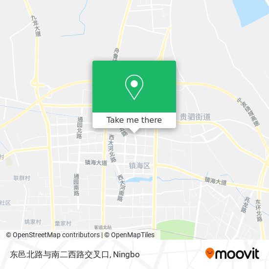 东邑北路与南二西路交叉口 map