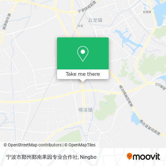 宁波市鄞州鄞南果园专业合作社 map