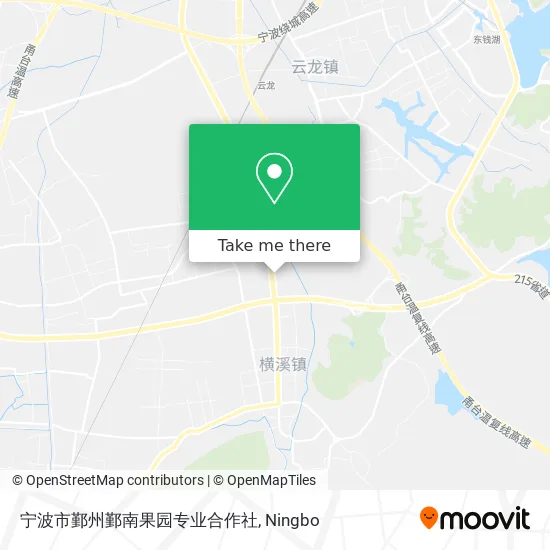 宁波市鄞州鄞南果园专业合作社 map