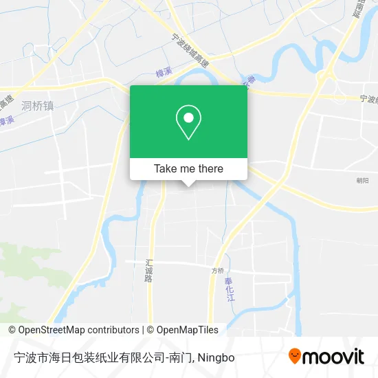 宁波市海日包装纸业有限公司-南门 map