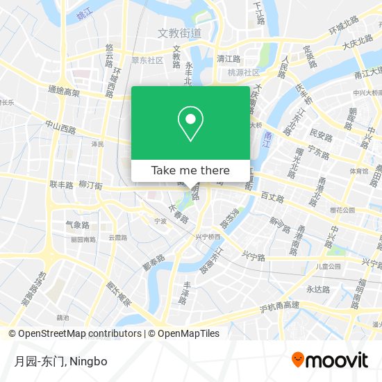 月园-东门 map