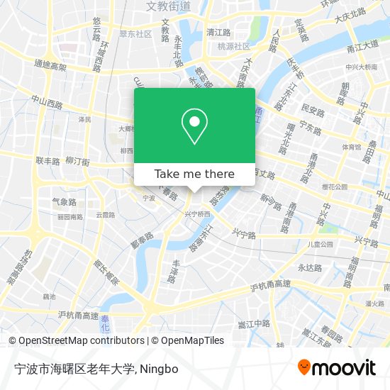 宁波市海曙区老年大学 map
