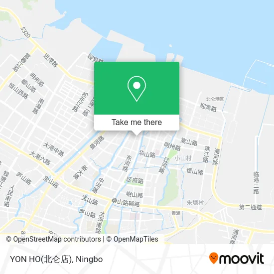 YON HO(北仑店) map