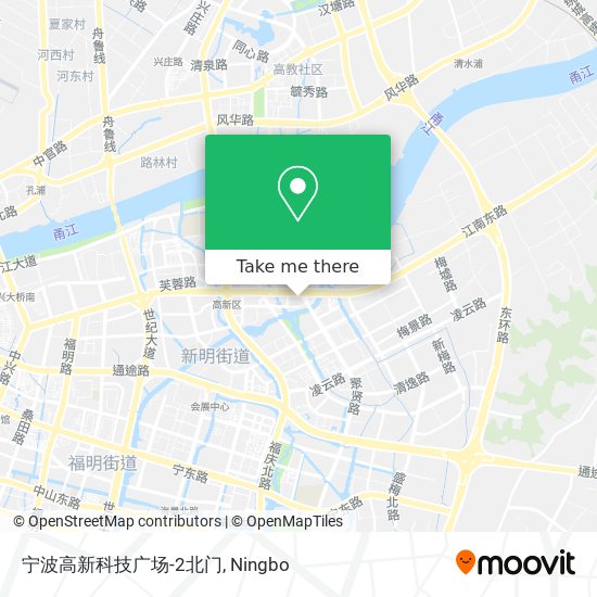 宁波高新科技广场-2北门 map