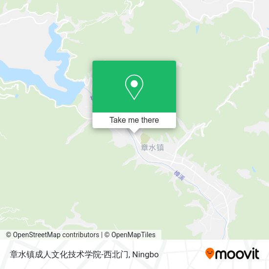 章水镇成人文化技术学院-西北门 map