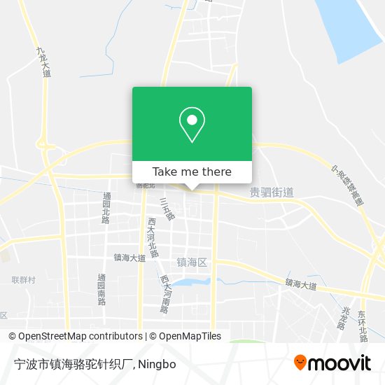 宁波市镇海骆驼针织厂 map