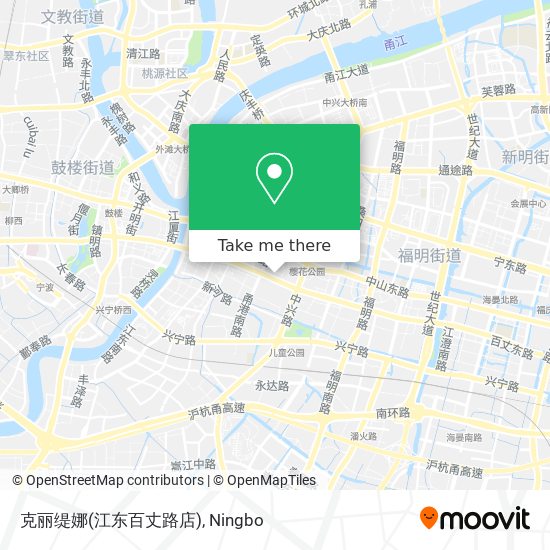克丽缇娜(江东百丈路店) map