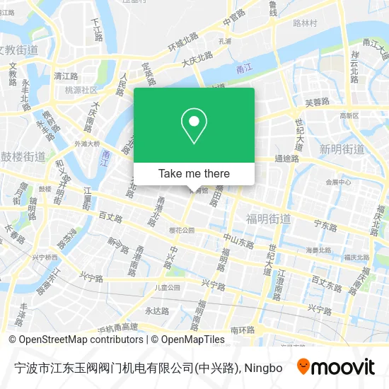 宁波市江东玉阀阀门机电有限公司(中兴路) map