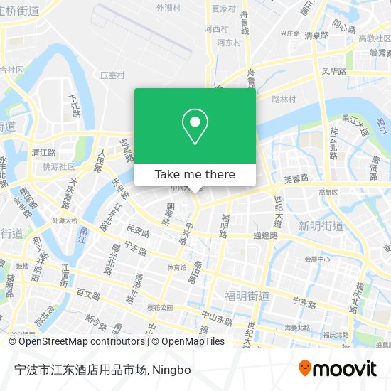 宁波市江东酒店用品市场 map