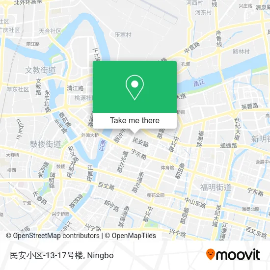 民安小区-13-17号楼 map