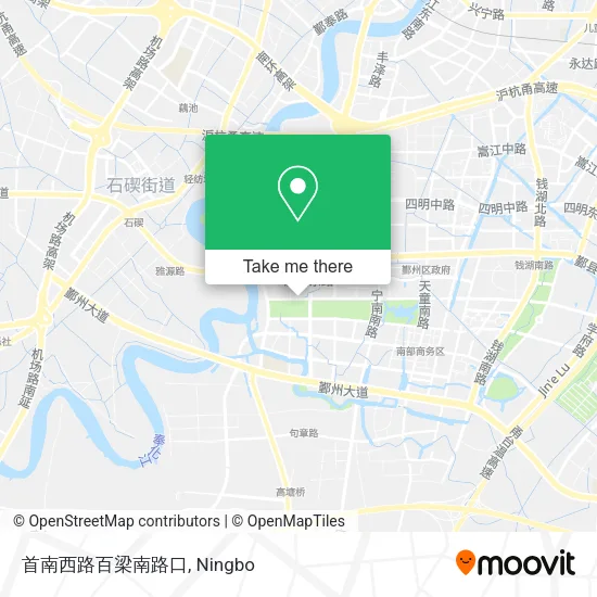 首南西路百梁南路口 map