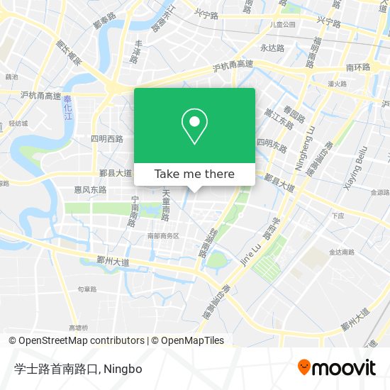 学士路首南路口 map