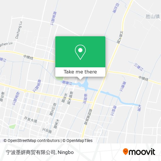 宁波墨妍商贸有限公司 map